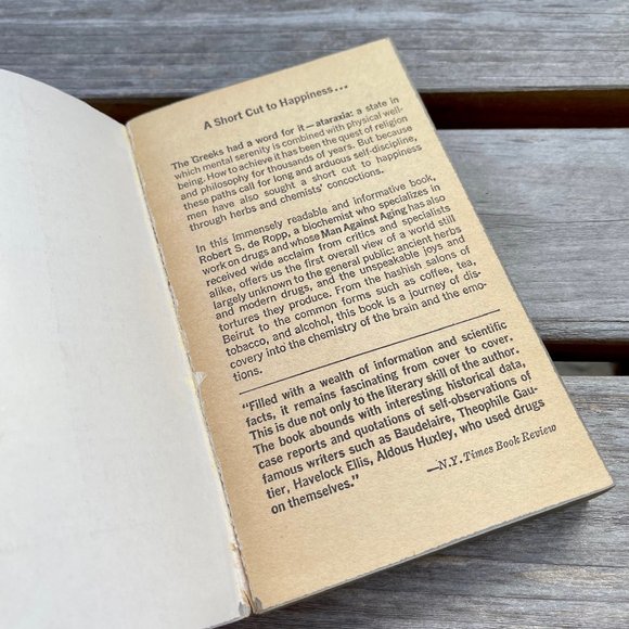 VINTAGE 60s ๐ MCM 1st EDITION PAPERBACK BOOK DRUGS AND THE MIND ROBERT de ROPP - Picture 4 of 12